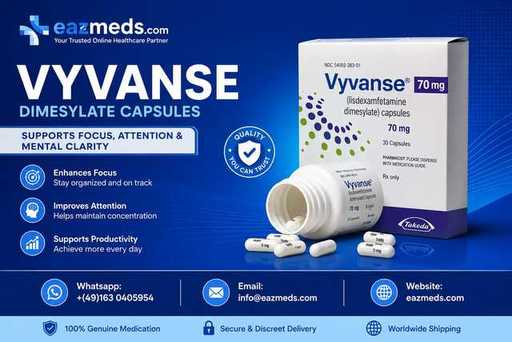Buy Vyvanse Dimesylate Capsules Online USA For ADH